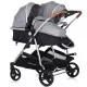 Carucior gemeni Chipolino Duo Smart 2 in 1 Anthracite Carucior gemeni Chipolino Duo Smart 2 in 1 Anthracite