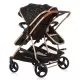 Carucior gemeni Chipolino Duo Smart 2 in 1 Ebony
