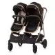 Carucior gemeni Chipolino Duo Smart 2 in 1 Ebony