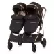 Carucior gemeni Chipolino Duo Smart 2 in 1 Ebony