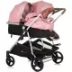 Carucior gemeni Chipolino Duo Smart 2 in 1 Flamingo Carucior gemeni Chipolino Duo Smart 2 in 1 Flamingo