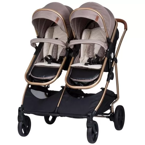 Carucior gemeni Chipolino Duo Smart 2 in 1 humus Carucior gemeni Chipolino Duo Smart 2 in 1 humus