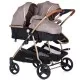 Carucior gemeni Chipolino Duo Smart 2 in 1 humus Carucior gemeni Chipolino Duo Smart 2 in 1 humus