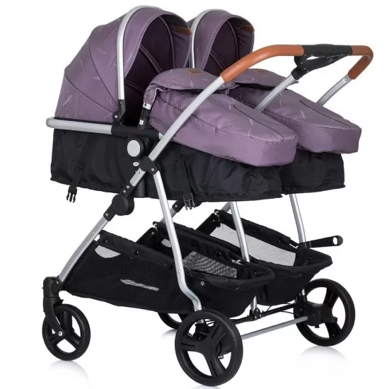 Carucior gemeni Chipolino Duo Smart 2 in 1 lilac Carucior gemeni Chipolino Duo Smart 2 in 1 lilac