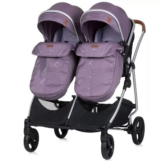 Carucior gemeni Chipolino Duo Smart 2 in 1 lilac Carucior gemeni Chipolino Duo Smart 2 in 1 lilac
