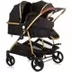 Carucior gemeni Chipolino Duo Smart 2 in 1 Obsidian Leaves Carucior gemeni Chipolino Duo Smart 2 in 1 Obsidian Leaves