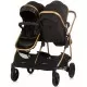 Carucior gemeni Chipolino Duo Smart 2 in 1 Obsidian Leaves Carucior gemeni Chipolino Duo Smart 2 in 1 Obsidian Leaves