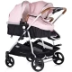 Carucior gemeni Chipolino Duo Smart 2 in 1 Pink Marshmallow Carucior gemeni Chipolino Duo Smart 2 in 1 Pink Marshmallow