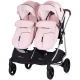 Carucior gemeni Chipolino Duo Smart 2 in 1 Pink Marshmallow Carucior gemeni Chipolino Duo Smart 2 in 1 Pink Marshmallow