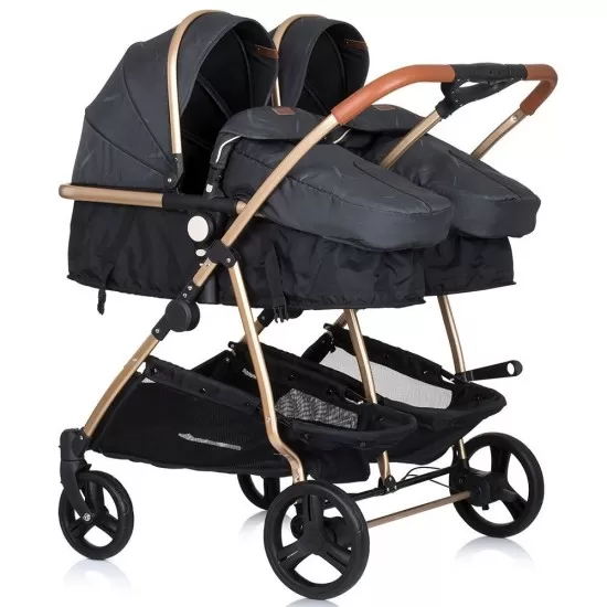 Carucior gemeni Chipolino Duo Smart 2 in 1 Raven Carucior gemeni Chipolino Duo Smart 2 in 1 Raven