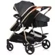 Carucior gemeni Chipolino Duo Smart 2 in 1 Raven Carucior gemeni Chipolino Duo Smart 2 in 1 Raven