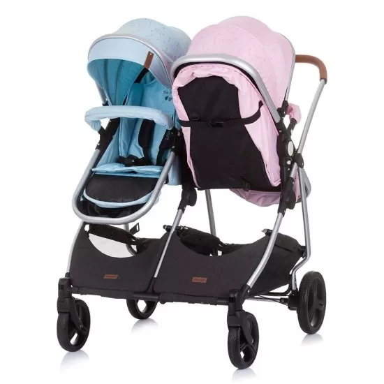 Carucior gemeni 2 in 1 Chipolino Duo Smart Rose Water Sky Carucior gemeni 2 in 1 Chipolino Duo Smart Rose Water Sky