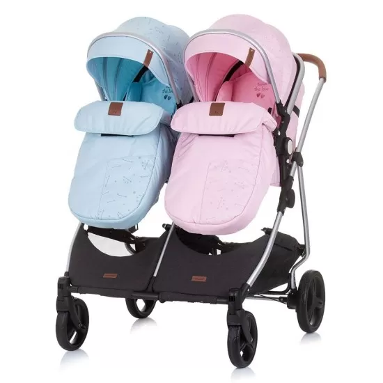 Carucior gemeni 2 in 1 Chipolino Duo Smart Rose Water Sky Carucior gemeni 2 in 1 Chipolino Duo Smart Rose Water Sky