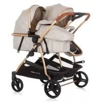 Carucior gemeni 2 in 1 Chipolino Duo Smart Sand