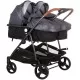 Carucior gemeni Chipolino Duo Smart 2 in 1 Silver Grey Carucior gemeni Chipolino Duo Smart 2 in 1 Silver Grey