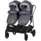 Carucior gemeni Chipolino Duo Smart 2 in 1 Silver Grey Carucior gemeni Chipolino Duo Smart 2 in 1 Silver Grey