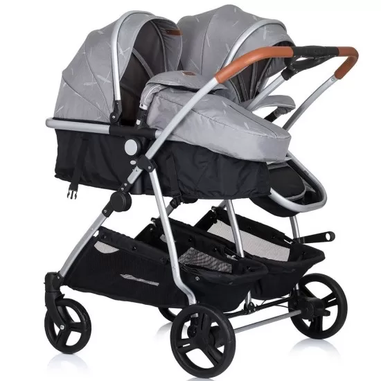 Carucior gemeni Chipolino Duo Smart 3 in 1 Anthracite Carucior gemeni Chipolino Duo Smart 3 in 1 Anthracite