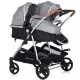 Carucior gemeni Chipolino Duo Smart 3 in 1 Anthracite Carucior gemeni Chipolino Duo Smart 3 in 1 Anthracite