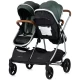 Carucior gemeni Chipolino Duo Smart 3 in 1 Basil Carucior gemeni Chipolino Duo Smart 3 in 1 Basil