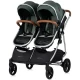 Carucior gemeni Chipolino Duo Smart 3 in 1 Basil Carucior gemeni Chipolino Duo Smart 3 in 1 Basil