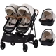 Carucior gemeni Chipolino Duo Smart 3 in 1 Biscotta Carucior gemeni Chipolino Duo Smart 3 in 1 Biscotta