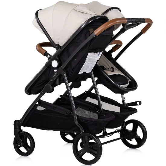 Carucior gemeni Chipolino Duo Smart 3 in 1 Biscotta Carucior gemeni Chipolino Duo Smart 3 in 1 Biscotta