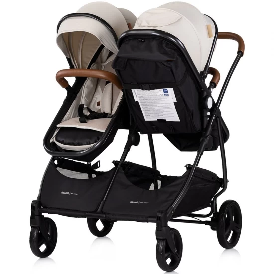 Carucior gemeni Chipolino Duo Smart 3 in 1 Biscotta Carucior gemeni Chipolino Duo Smart 3 in 1 Biscotta