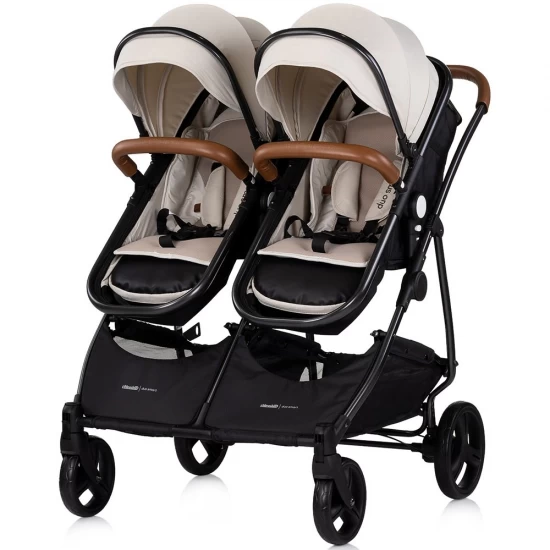 Carucior gemeni Chipolino Duo Smart 3 in 1 Biscotta Carucior gemeni Chipolino Duo Smart 3 in 1 Biscotta