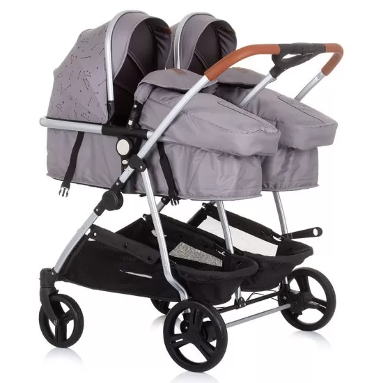 Carucior gemeni Chipolino Duo Smart 3 in 1 Graphite Carucior gemeni Chipolino Duo Smart 3 in 1 Graphite