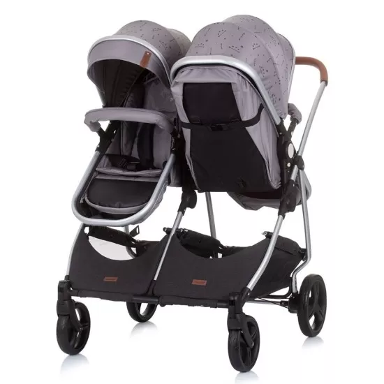Carucior gemeni Chipolino Duo Smart 3 in 1 Graphite Carucior gemeni Chipolino Duo Smart 3 in 1 Graphite