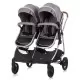 Carucior gemeni Chipolino Duo Smart 3 in 1 Graphite Carucior gemeni Chipolino Duo Smart 3 in 1 Graphite