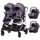 Carucior gemeni Chipolino Duo Smart 3 in 1 Lilac Carucior gemeni Chipolino Duo Smart 3 in 1 Lilac