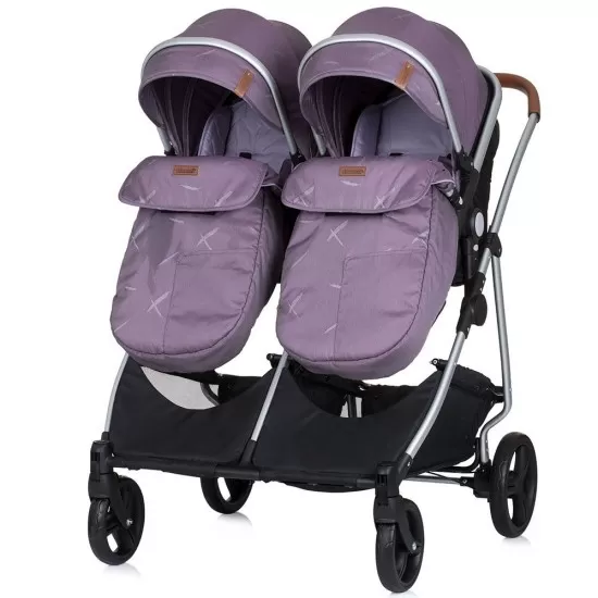 Carucior gemeni Chipolino Duo Smart 3 in 1 Lilac Carucior gemeni Chipolino Duo Smart 3 in 1 Lilac