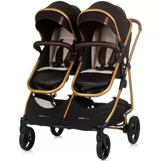 Carucior gemeni 3 in 1 Chipolino Duo Smart Obsidian Gold Carucior gemeni 3 in 1 Chipolino Duo Smart Obsidian Gold