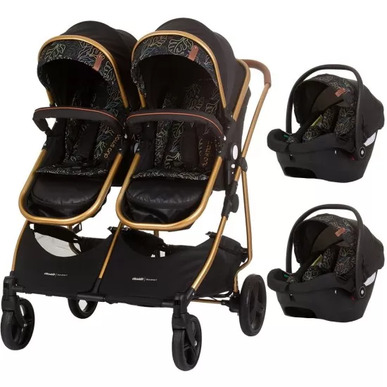 Carucior gemeni 3 in 1 Chipolino Duo Smart Obsidian Leaves Carucior gemeni 3 in 1 Chipolino Duo Smart Obsidian Leaves