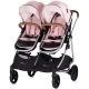 Carucior gemeni Chipolino Duo Smart 3 in 1 Pink Marshmallow Carucior gemeni Chipolino Duo Smart 3 in 1 Pink Marshmallow