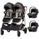 Carucior gemeni Chipolino Duo Smart 3 in 1 Raven Carucior gemeni Chipolino Duo Smart 3 in 1 Raven