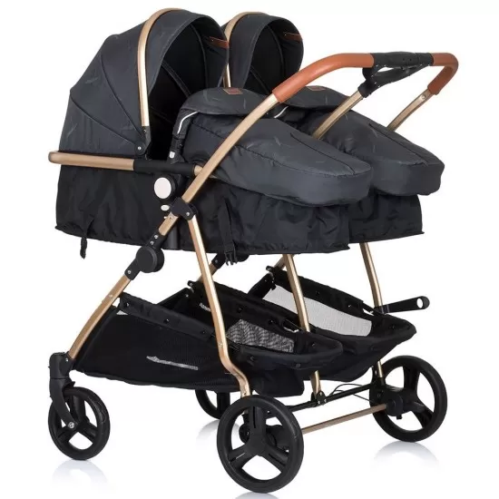 Carucior gemeni Chipolino Duo Smart 3 in 1 Raven Carucior gemeni Chipolino Duo Smart 3 in 1 Raven