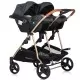 Carucior gemeni Chipolino Duo Smart 3 in 1 Raven Carucior gemeni Chipolino Duo Smart 3 in 1 Raven