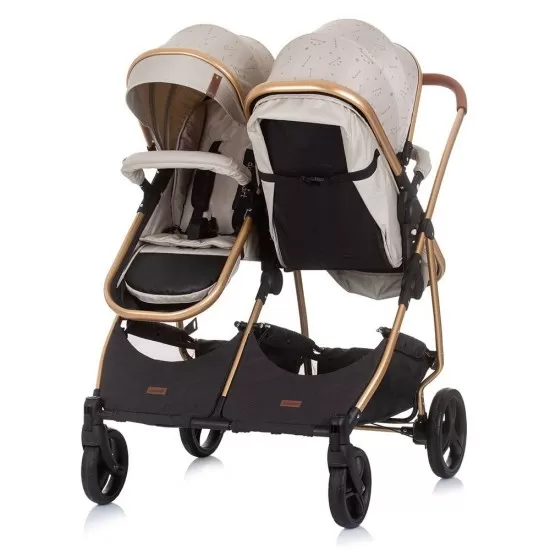 Carucior gemeni Chipolino Duo Smart 3 in 1 Sand Carucior gemeni Chipolino Duo Smart 3 in 1 Sand