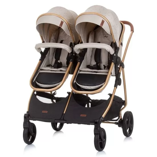 Carucior gemeni Chipolino Duo Smart 3 in 1 Sand Carucior gemeni Chipolino Duo Smart 3 in 1 Sand