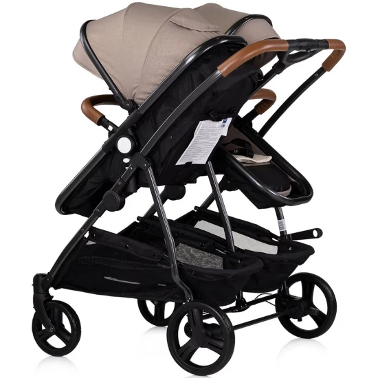 Carucior gemeni Chipolino Duo Smart 3 in 1 Tiramisu Carucior gemeni Chipolino Duo Smart 3 in 1 Tiramisu