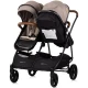 Carucior gemeni Chipolino Duo Smart 3 in 1 Tiramisu Carucior gemeni Chipolino Duo Smart 3 in 1 Tiramisu