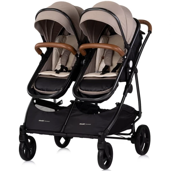 Carucior gemeni Chipolino Duo Smart 3 in 1 Tiramisu Carucior gemeni Chipolino Duo Smart 3 in 1 Tiramisu