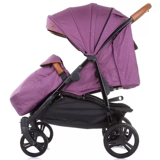 Carucior gemeni Chipolino Passo Doble Lilac Platinum Carucior gemeni Chipolino Passo Doble Lilac Platinum