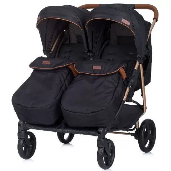Carucior gemeni Chipolino Passo Doble Raven Carucior gemeni Chipolino Passo Doble Raven