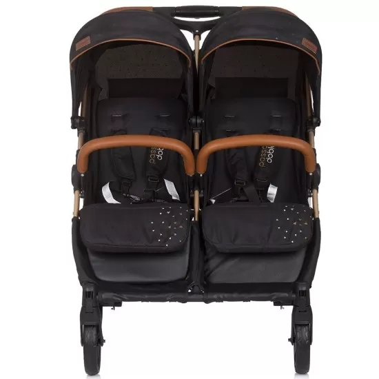 Carucior gemeni Chipolino Passo Doble Raven Carucior gemeni Chipolino Passo Doble Raven