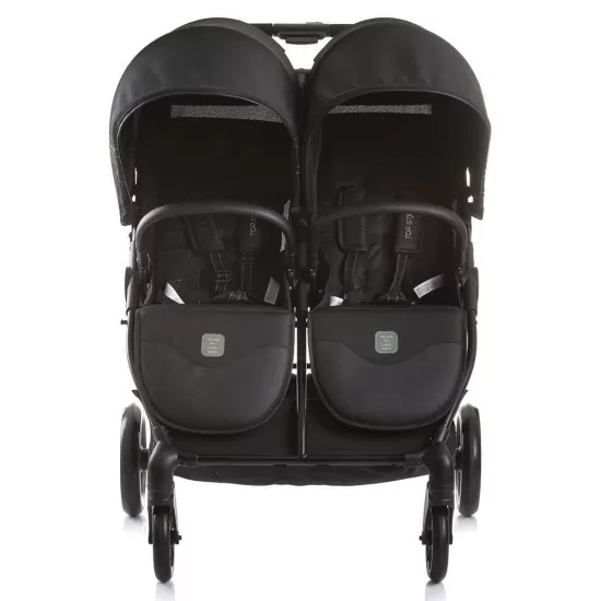 Carucior gemeni Chipolino Top Stars Ebony