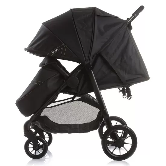 Carucior gemeni Chipolino Top Stars Ebony