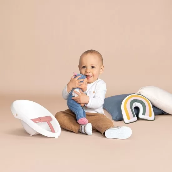 Carucior pentru papusi Smoby Baby Walker 3 in 1 cu papusa Carucior pentru papusi Smoby Baby Walker 3 in 1 cu papusa